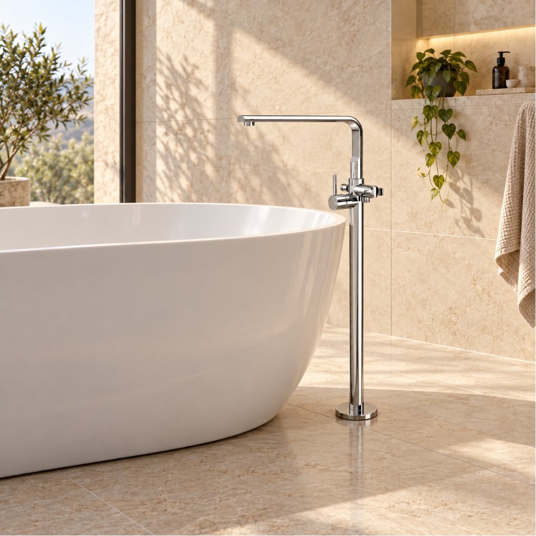 Jaquar JQ - FLP-CHR-5121KPM, single lever bath mixer